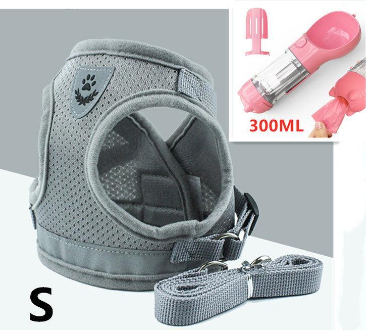 Breathable Mesh Pet Leash With Reflective Design And Matching Belt-8