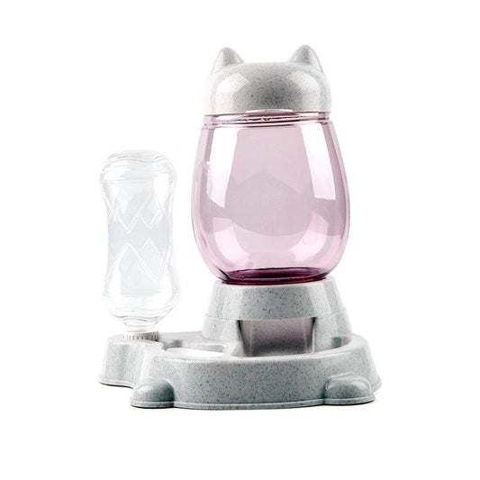 Pet Oasis: Automatic Feeder And Water Dispenser-1