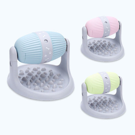 Interactive Tumbler Cat Toys Funny Pet Cylindrical Roller Leakage Food Container Cat Slow Leaking Food Puppy IQ Training Toys-0